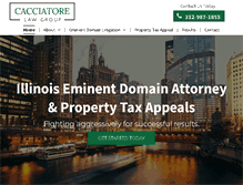Tablet Screenshot of cacciatorelawgroup.com